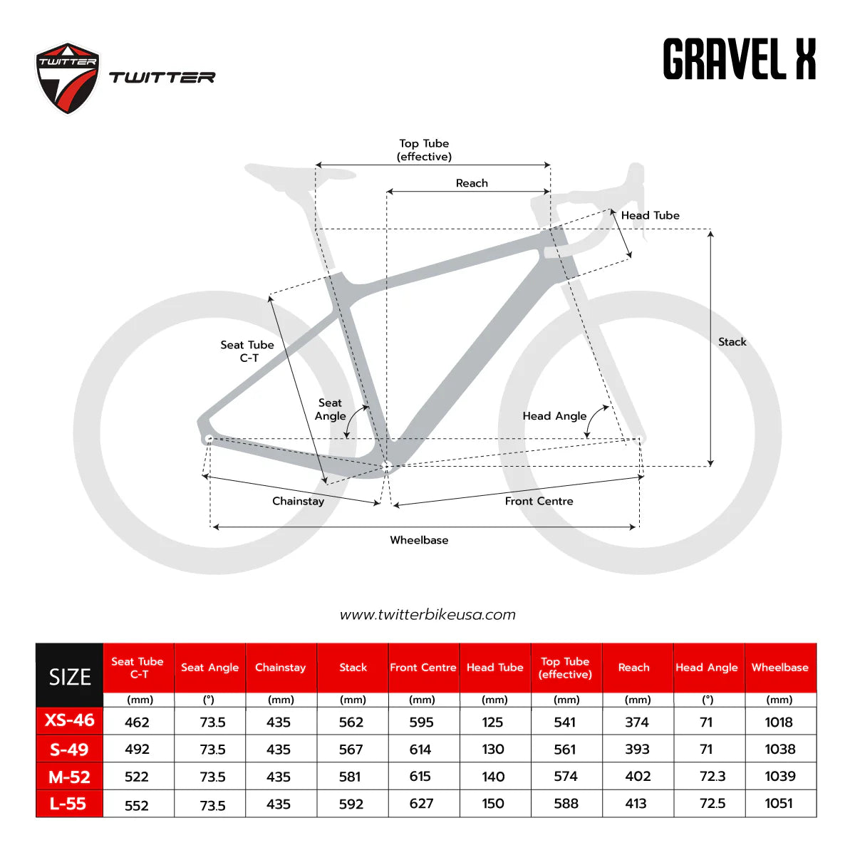 Bicicleta Carbono Twitter GRAVEL X, 2025