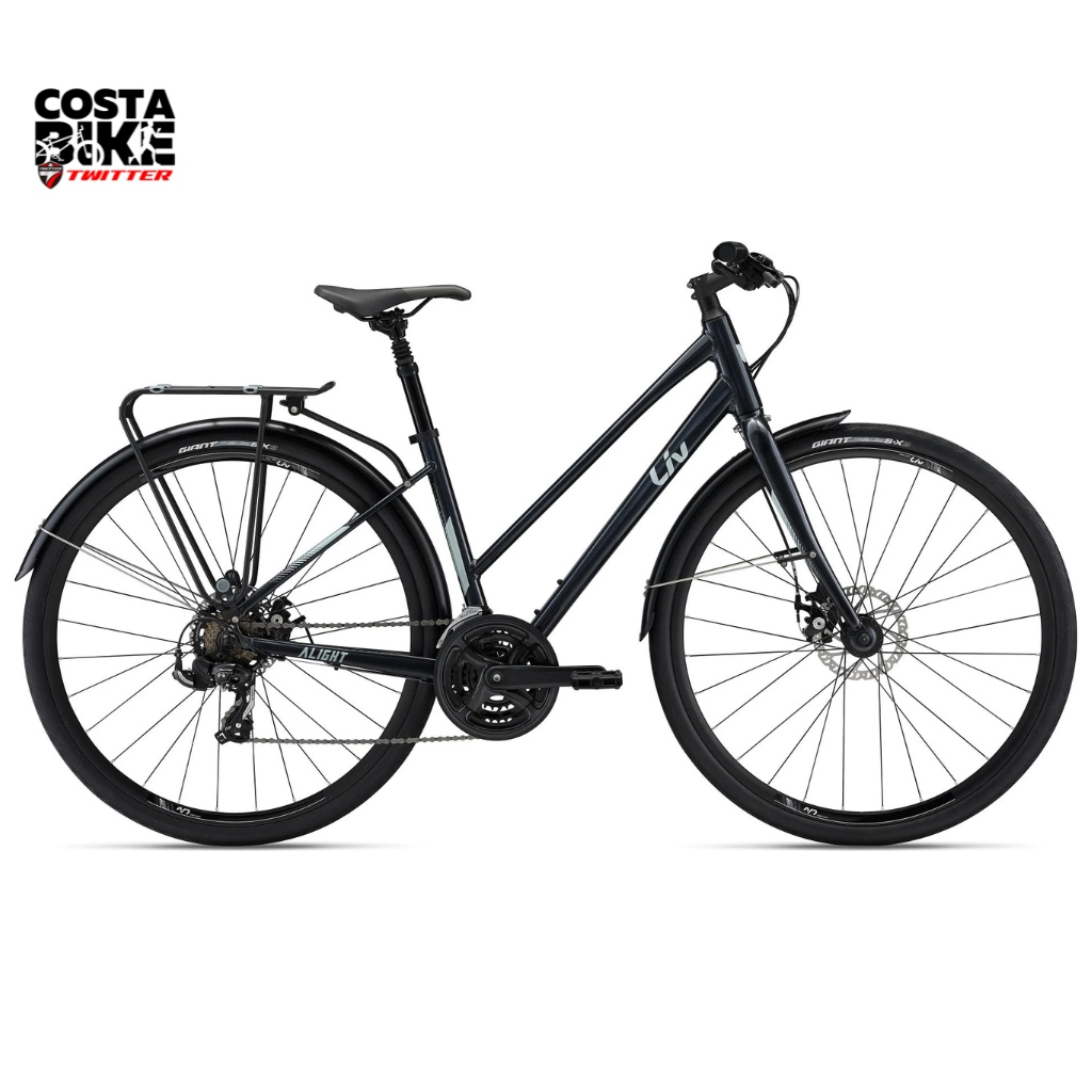 BICICLETA URBANA LIV ALIGHT 3 CITY DISC - Negro / XS